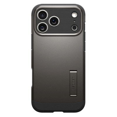 Kapak telefoni Spigen Tough Armor T MagSafe, për iPhone 17 Pro Max, mbrojtës, gri gunmetal