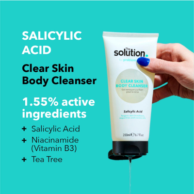 Pastrues për trup The Solution Salicylic Acid Clear Skin Body Cleanser, 200ml