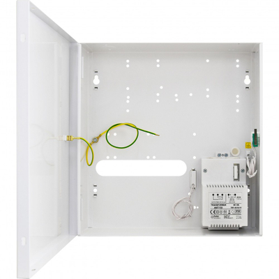 Kuti furnizimi PULSAR Enclosure 7/TRP40/PAR AWO152, transformator 40VA, për bateri 7Ah, e bardhë