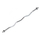 Shtangë e harkuar EB Fit, 120cm, diametër 28mm, ngjyrë argjendi