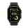 Apple Watch Ultra 3 Cellular 49mm Black Titanium Case with Black/Charcoal Trail Loop, S/M