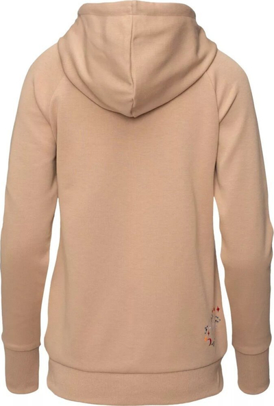 Bluza Elbrus Runa II Sweatshirt W, poliester pambuk, me zinxhir të plotë, bezhë