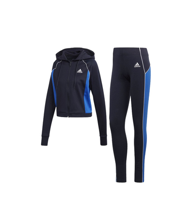 Trenerka set për femra Reebok, e kaltërt/e zezë