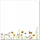 Set shënimesh Wildflower Garden Desk Notes, kuti me 250 fletë, mbyllje me magnet, shumëngjyrëshe