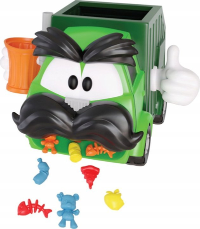 Loja tavolinë Goliath Happy Garbage Truck, për fëmijë dhe të rritur, shumëngjyrëshe
