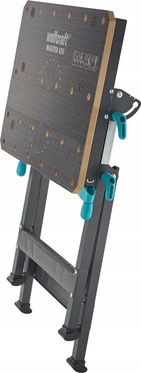 Tavolinë shtrënguese Wolfcraft Master 650 ERGO, lartësi e rregullueshme, kapacitet 120 kg, gri