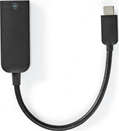 Adaptues rrjeti Nedis CCGP64952BK02, USB C 3.1, Gigabit Ethernet, i zi