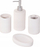 Set aksesorësh banjo Bathroom Solutions, 4 pjesë, i bardhë
