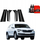 Folie mbrojtëse shtyllash GrizzGlass BodyShield Carbon për Skoda Kodiaq 2016-2023, komplet 8 copë, karbon e zezë
