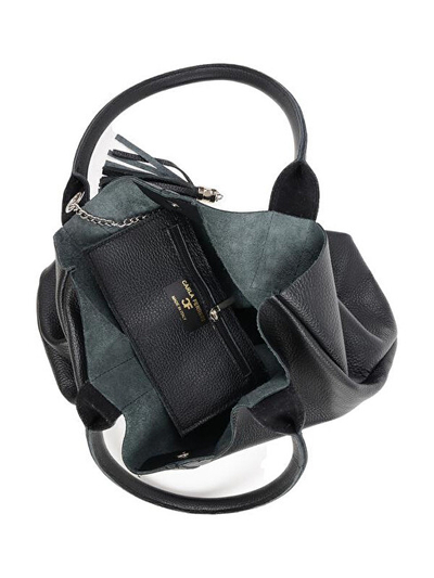 Çantë dore Carla Ferreri AW20CF1619, e zezë