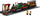 Set lodër LEGO City Retro Train 60511, 575 pjesë, për fëmijë 7+, shumëngjyrësh
