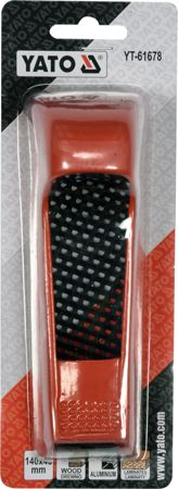 Rrafshues gipskartoni YATO YT-61678, 140mm, me dorezë të rehatshme, portokalli