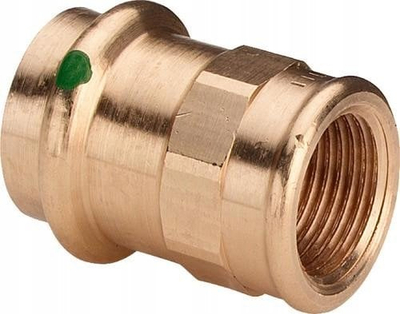 Adapter hidraulik Viega Profipress 298098, 15mm x 3/4", bronz