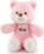 Arush pelushi Trudi Cremino Bear, i butë, rozë