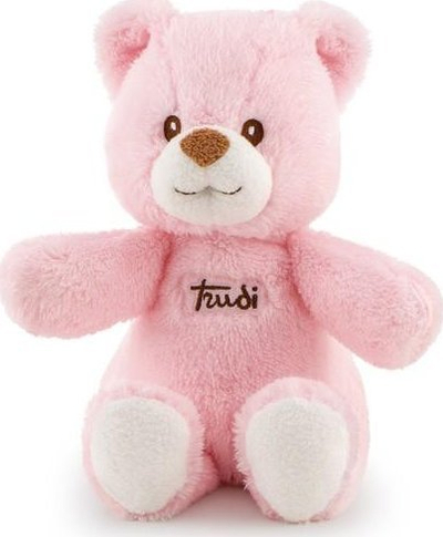 Arush pelushi Trudi Cremino Bear, i butë, rozë