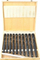 Set stërvitjesh metali Geko G38116, 10 copë, MK2 14.5-23mm, HSS, ngjyrë e zezë