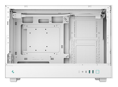 Kutia PC DeepCool CH260, MicroATX Gaming, xham i temperuar, e bardhë