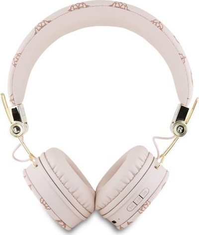 Kufje Bluetooth Guess GUBH70EPOSMW, on ear, ENC, kafe