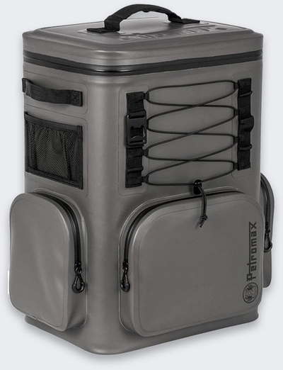 Çantë shpine frigoriferike Petromax, 27L, e papërshkueshme nga uji, gri