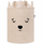 Shportë lodrash Sipo Teddy XL, 35 x 35 x 45 cm, 43 L, bezhë