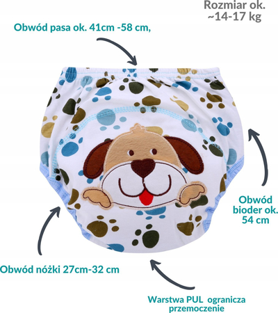 Brekë trajnimi Simed, për fëmijë 14–17kg, vjollcë