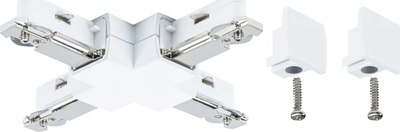 Përçues drite Paulmann URail X Connector, 230V, për sistem shina, i bardhë