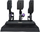 Pedale gaming Conspit CPP-Lite, 3 pedale, metalike, të zeza