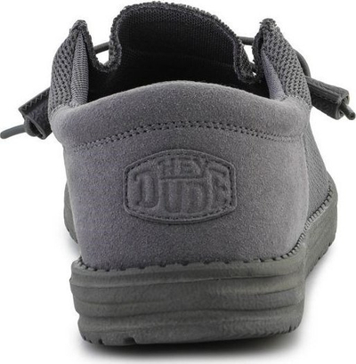 Mokasina për burra HeyDude Wally Funk Slipon, tekstil, slip-on, gri