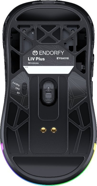 Maus Endorfy LIV Plus Wireless PixArt PAW3395, 26,000 DPI, i zi