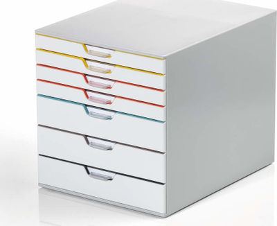 Njesi me sirtarë Durable VARICOLOR MIX 7, 7 sirtarë, plastikë, shumëngjyrëshe