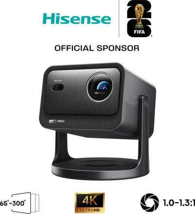 Projektor lazer Hisense C3, 4K Trichroma, 2500 ANSI lumens, i zi