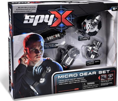 Сет за игра шпионажа LINIEX SpyX Micro Gear, 4 делови, за деца