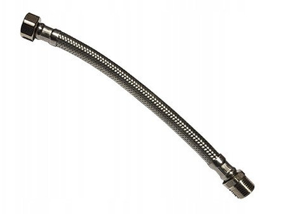 Zorrë uji fleksibile Tucai TAQ 3905, 1/2" F/M, 20 cm, çelik inox