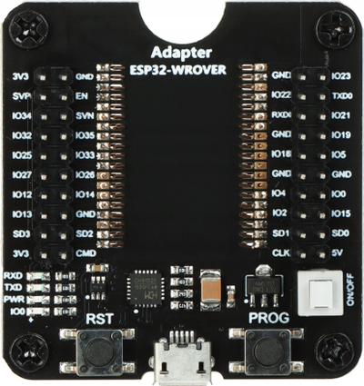 Programues moduli Espressif ESP32 WROVER, Micro USB, 3.3V dhe 5V, i zi