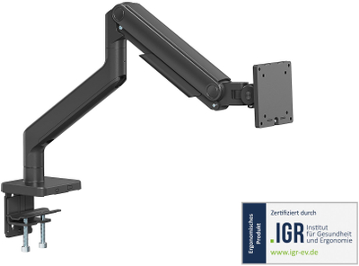 Носач за монитор DIGITUS, 1 екран до 49\", 20 kg, VESA 75x75, црн