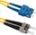 Kabllo fibër optike Qoltec Patchcord SC/UPC në ST/UPC, SM 9/125 G652D, 3m, e verdhë