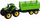 Traktor lodër Mega Creative Farm Car, me rimorkio, pull back, shumëngjyrësh