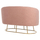 Sofa Arien 130x75x85Hcm (HM8492.22), rozë/ ari