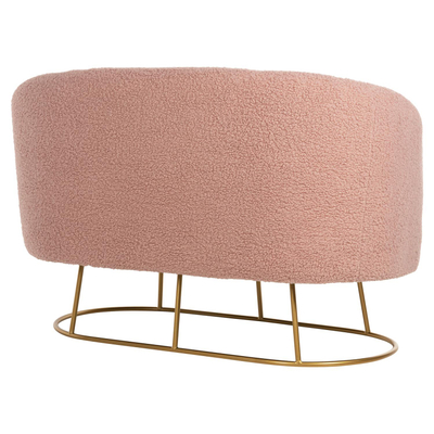 Sofa Arien 130x75x85Hcm (HM8492.22), rozë/ ari