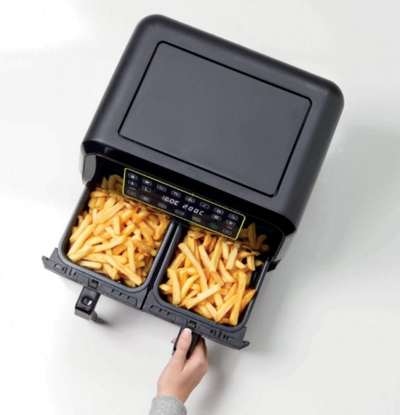 Fritezë me ajër të nxehtë Ariete 4623/00, dyshe, 8 l, 1700W, e zezë