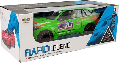 Makine garash me telekomandë Leantoys Rapid Legend, shkallë 1:10, 2.4GHz, jeshile