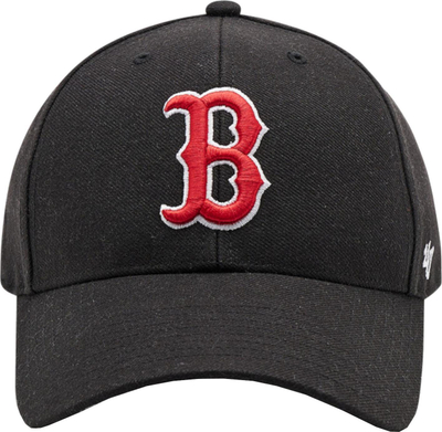 Kapele bejsbolli 47 Brand Boston Red Sox MLB, me numër, me strehë të lakuar, e zezë