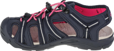 Sandale hiking për kalamajtë CMP Aquarii 2.0 Jr, mbyllje me lidhëse elastike, shollë gome, blu navy