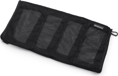 Qese larëse Brabantia Mesh Zip Up, për çorape dhe aksesorë, e bardhë