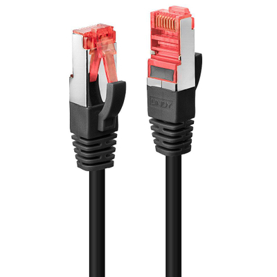 Kabllo rrjeti Lindy Cat.6 S/FTP, RJ-45 në RJ-45, 1m, e zezë