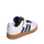 Atlete për kalamaj Adidas Grand Court 2.0 Kids JI0973, lëkurë sintetike, taban gome, të bardha me blu