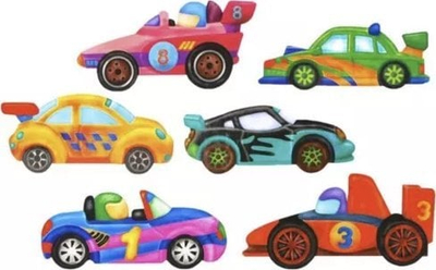 Set magnetësh DIY Cars 22430, lojë kreative, për kalamaj, shumëngjyrësh