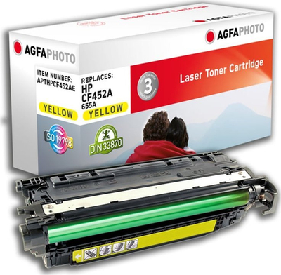 Kartutëz toneri AgfaPhoto APTHPCF452AE, për HP CF452A, e verdhë