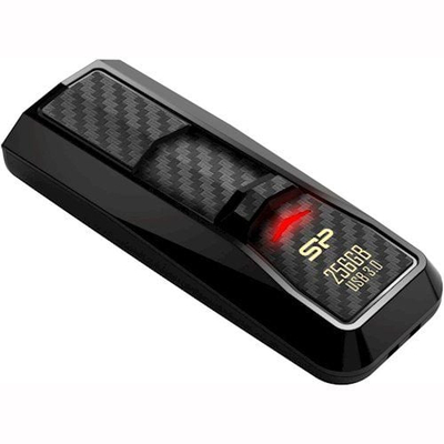 USB флеш меморија Silicon Power Blaze B50, 256GB, USB 3.2 Gen 1, црна