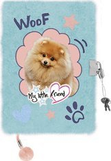 Ditar MY LITTLE FRIEND Fluffy Dog, A5, 96 faqe, blu